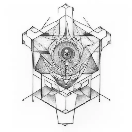 geometric forearm tattoo to represent Irritable bowel disease and Ehlers Danlos syndrome tattoo design idea