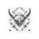 cybersigilism heartagram tattoo design idea