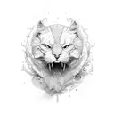 be present tattoo design idea