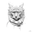 be present tattoo design idea