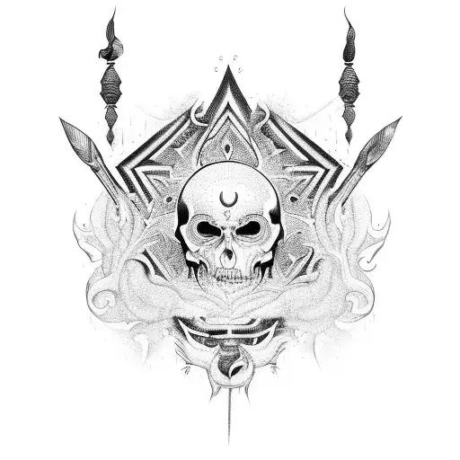 Divine Rebellion tattoo design idea