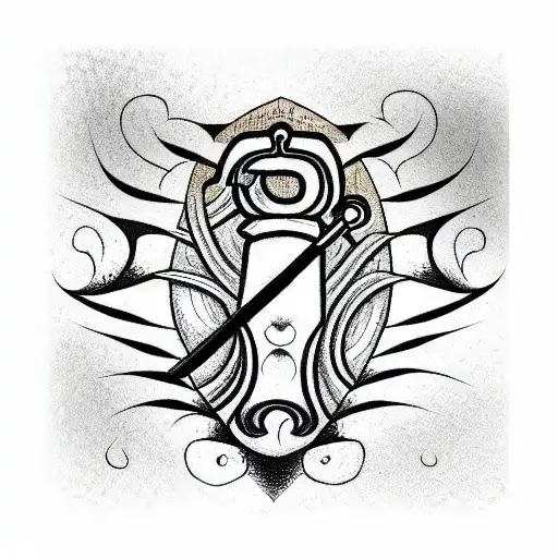 Sword tattoo design idea