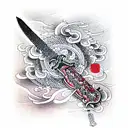 Sword tattoo design idea
