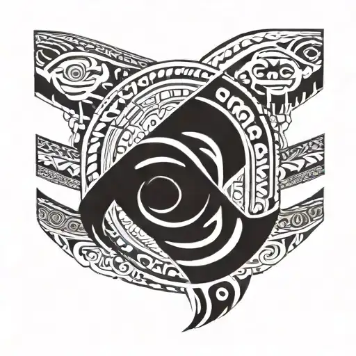 ukrainian ethno hand band tattoo design idea