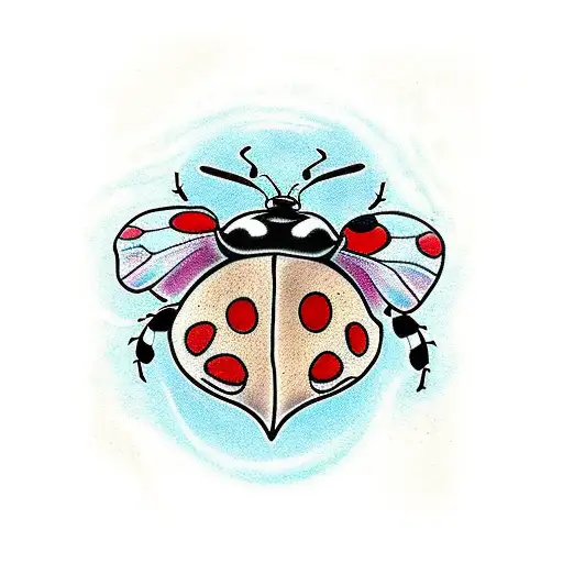 "HAVE Love" with Lady bug tattoo design idea