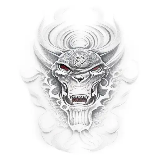 Jiu-jitsu mas xadrez  tattoo design idea