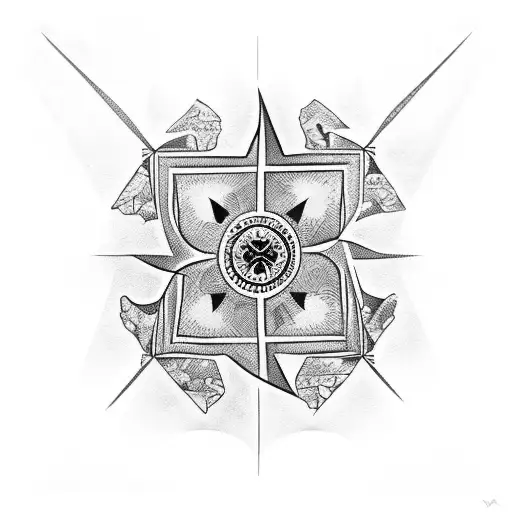 espinas, vida, cruz tattoo design idea