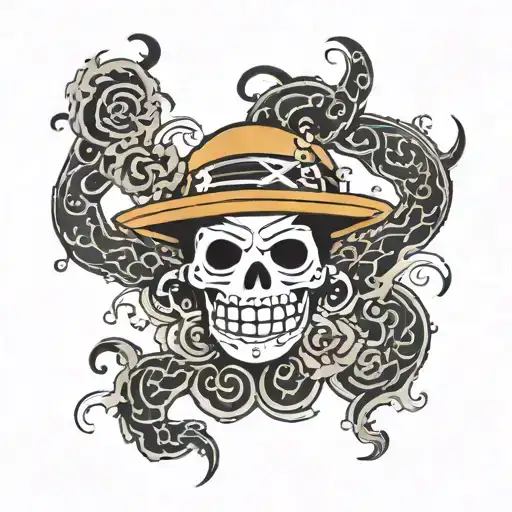 anime one piece tattoo design idea