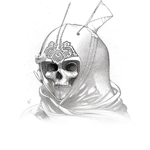 guerrero maya tattoo design idea