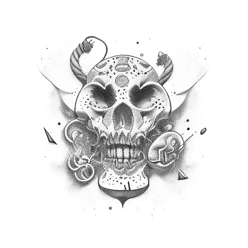 cause sometimes to stay alive you gotta kill your mind tattoo design idea