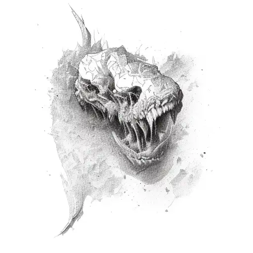 cause sometimes to stay alive you gotta kill your mind tattoo design idea