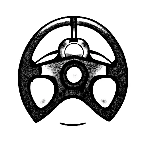 glass of wine,steering wheel,game controler,note tattoo design idea