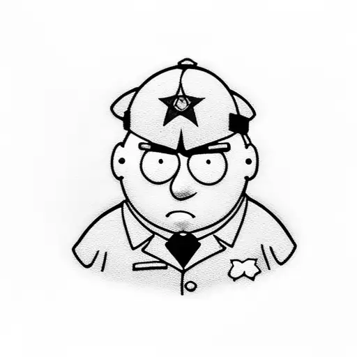 Eric Cartman and Stewie Griffin tattoo design idea