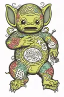 Teletubbies tattoo design idea