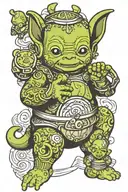 Teletubbies tattoo design idea