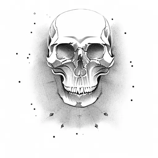skull tattoo design idea