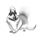 pepe le pew tattoo design idea