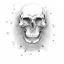 skull tattoo design idea