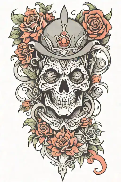 misunderstood villain tattoo design idea