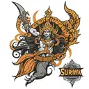 suryaputra karna tattoo design idea