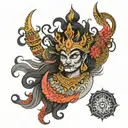 suryaputra karna tattoo design idea