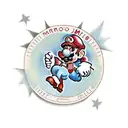 mario bomb with roses tattoo design idea