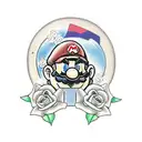 mario bomb with roses tattoo design idea