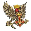 polish eagle Celtic cross tattoo tattoo design idea