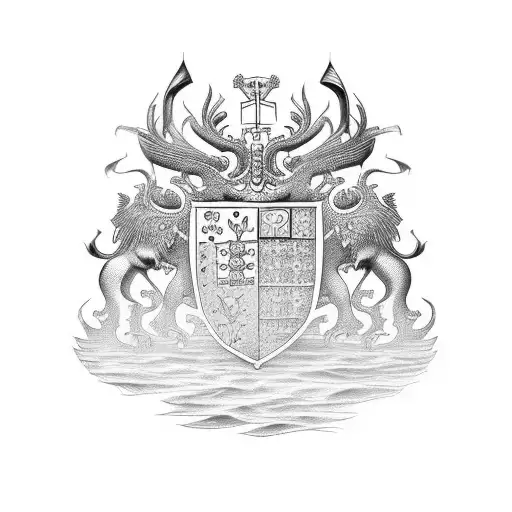 czech coat of arms tattoo design idea