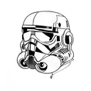 star wars trooper, ships, emblems, lightsabers tattoo design idea