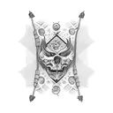 mother dead remember tattoo design idea