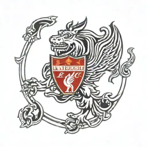 Liverpool FC logo tattoo design idea