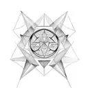 Gemini and Cancer symbols combined tattoo design idea