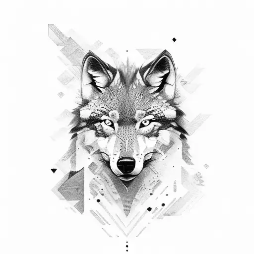 dacian wolf tattoo design idea