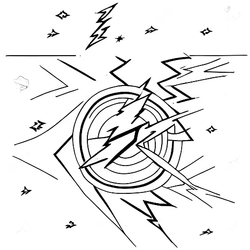 Lightning Bolt tattoo design idea