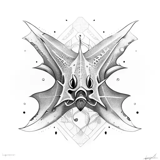 underwater with stingray tattoo design idea