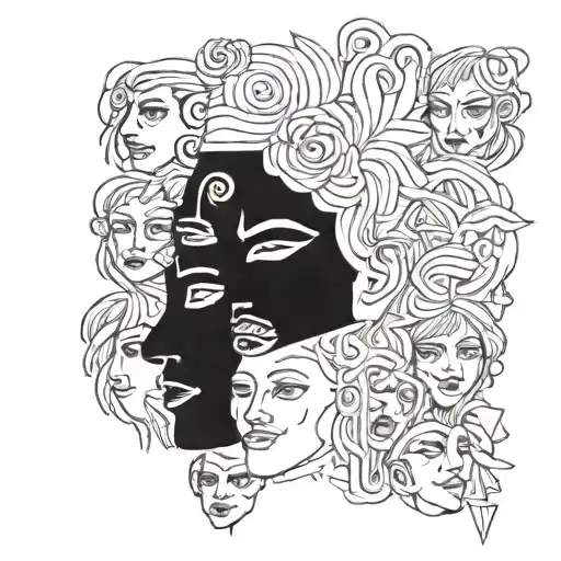 faces album mac tattoo design idea