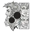faces album mac tattoo design idea