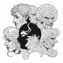 faces album mac tattoo design idea