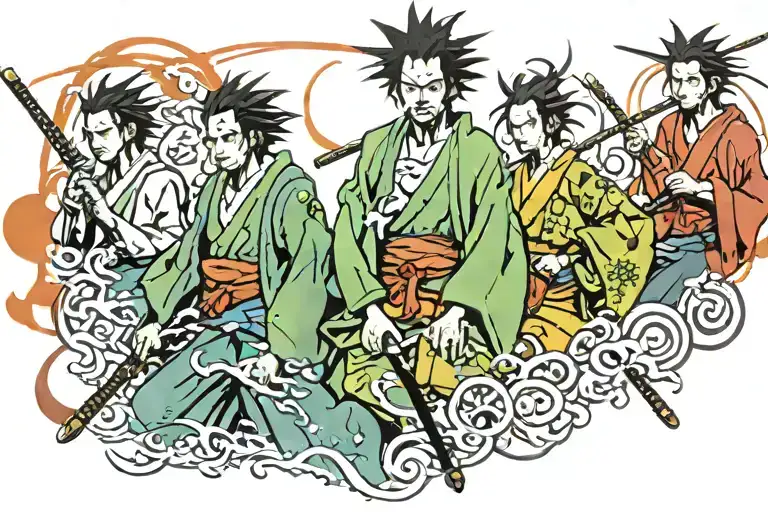 samurai champloo tattoo design idea