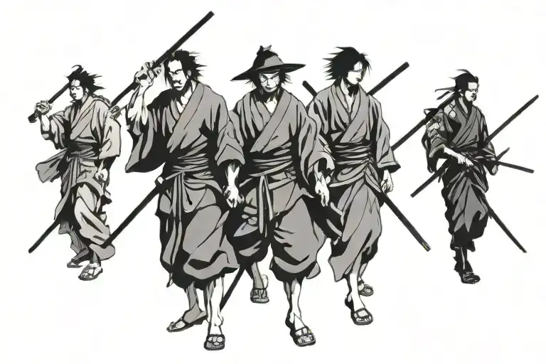 samurai champloo tattoo design idea