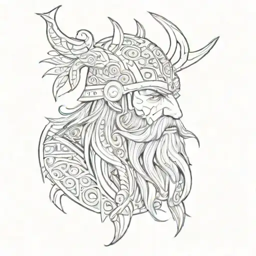 viking tribal tattoo tattoo design idea