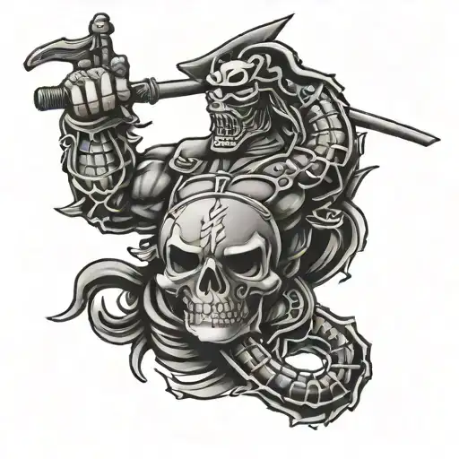 Bushido (japanese wording), usmc tattoo design idea