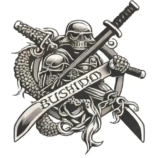 Bushido (wording), usmc tattoo design idea