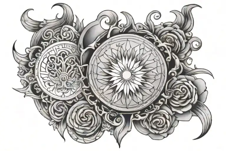 VII-XXI-MMVII, III-XI-MMIX, V-XVII-MMXI, I-II-MMXIV tattoo design idea