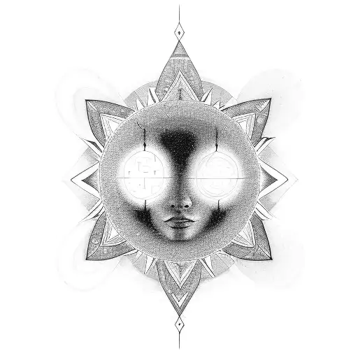 mind, soul and body; energies and light; meditation; and consciousness tattoo design idea