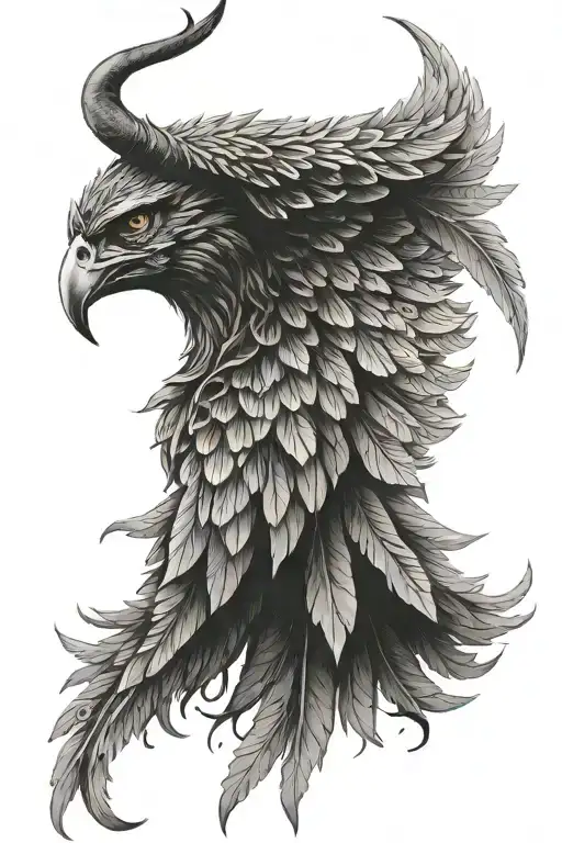 valkyrie wing tattoo design idea