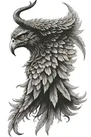 valkyrie wing tattoo design idea