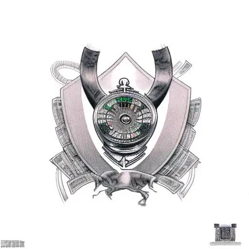 casino drugs jail tattoo design idea