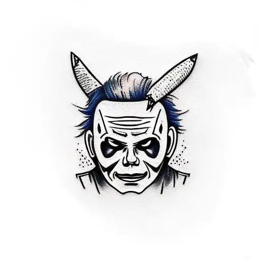 Michael Myers Halloween tattoo design idea